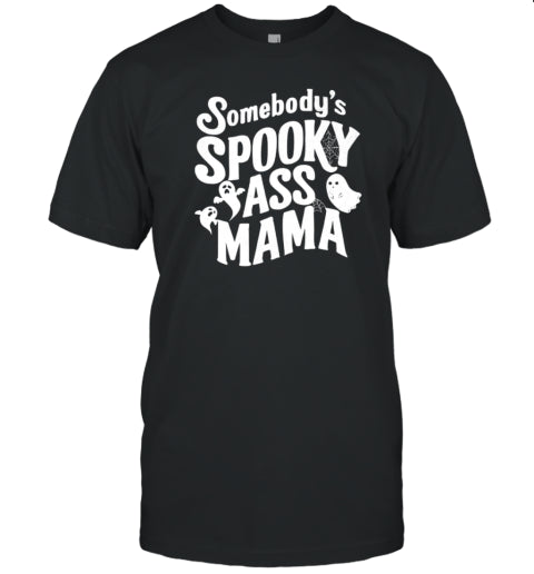 Fun Halloween Ghosts  Spooky Mom Art T Shirt