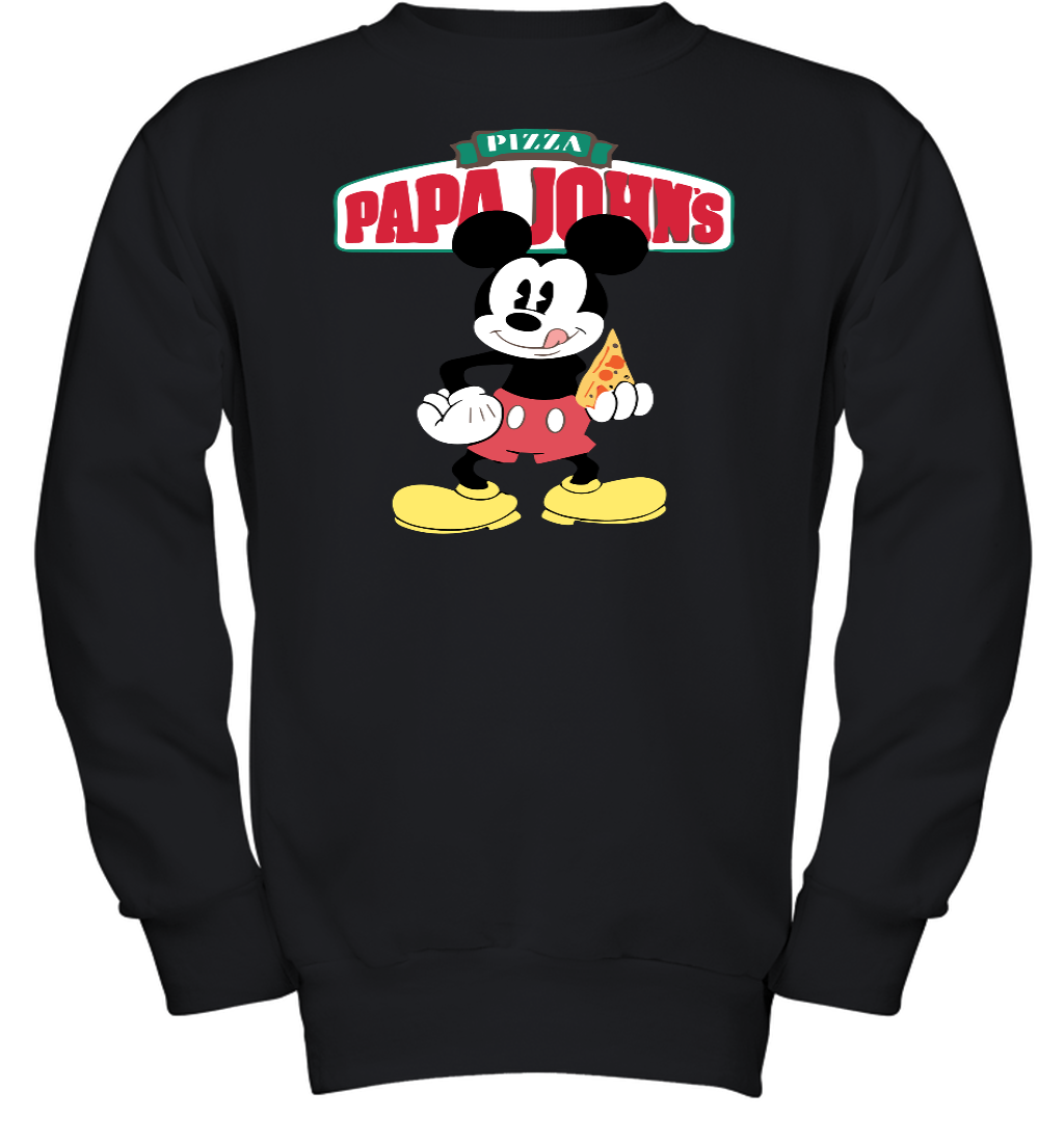 Funny Papa John Cartoon Unisex Youth Sweatshirt