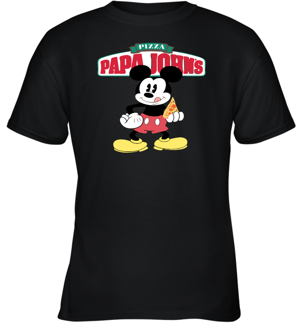 Funny Papa John Cartoon Unisex Youth T Shirt