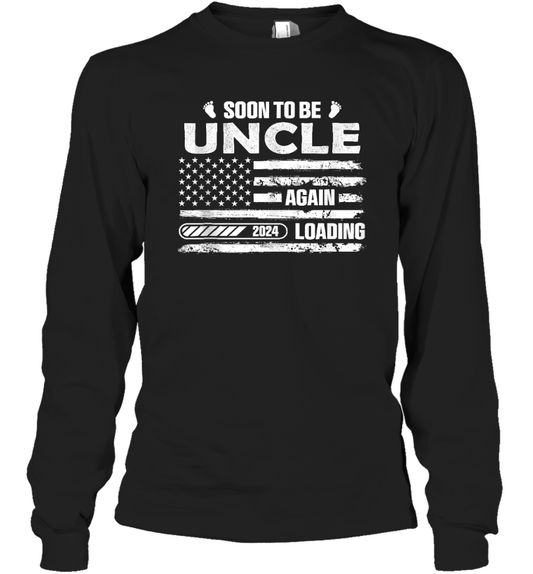 Funny Uncle 2024 Loading Fathers Day Gifts Long Sleeve T Shirt