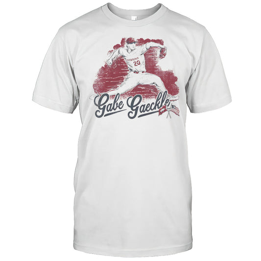 Gabe Gaeckle Arkansas Razorbacks Pitcher Shirt