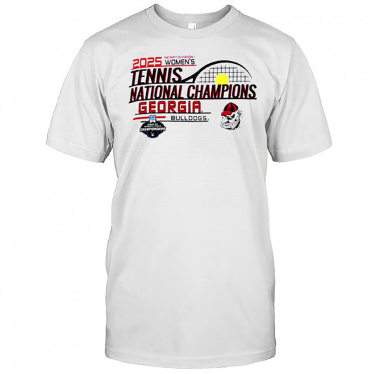 Georgia Bulldogs 2025 NCAA Women’s Tennis National Champions shirt