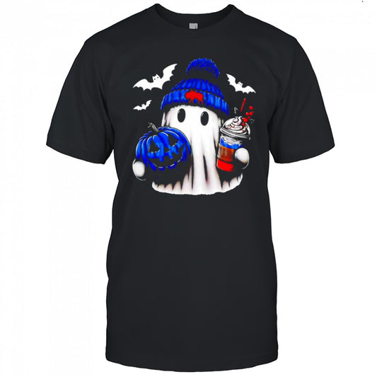 Ghost Buffalo Bills football retro style Halloween shirt