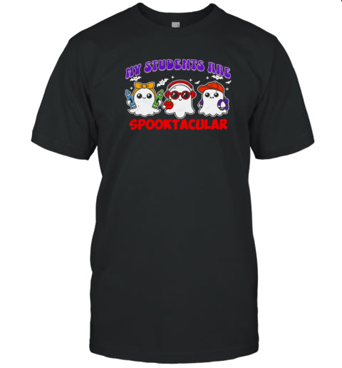 Ghosts My Students Are Spooktacular Halloween T Shirt