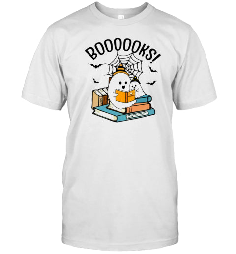 Ghosts Reading Books Halloween Pun Classic T Shirt