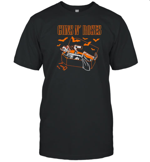Glow In The Dark Robot Coffin Halloween T Shirt