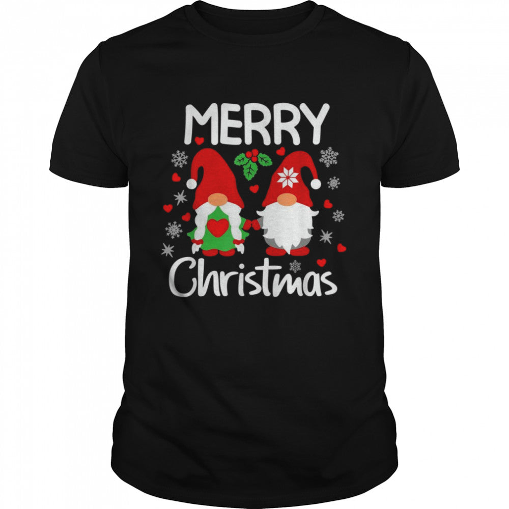 Gnome Gnomies Xmas Holiday Snow Christmas Shirt