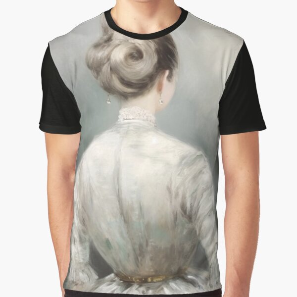 Coquette aesthetic vintage painting of a woman Graphic T-Shirt by CoquetteArt