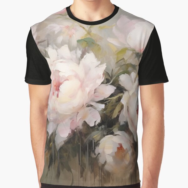 Coquette aesthetic vintage painting of a bouquet of flowers Graphic T-Shirt by CoquetteArt