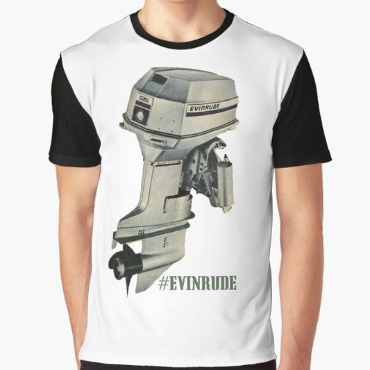 The Classic 70s Outboard. Evinrude Graphic T-Shirt for Sale by taspaul