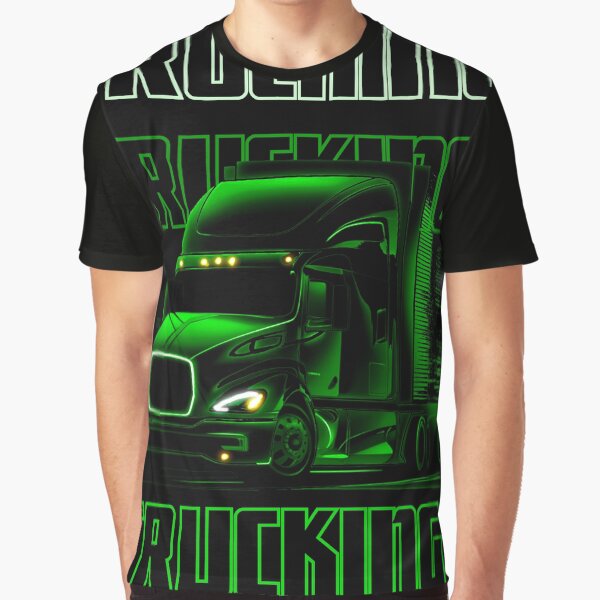"Trucking" Graphic T-Shirt for Sale by mwebba2005