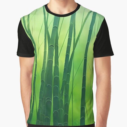 "Lost in Bamboos" Graphic T-Shirt for Sale by Mr-Arigato