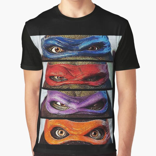 TMNT 1990 Movie Eyes Graphic T-Shirt for Sale by CreativeSpero