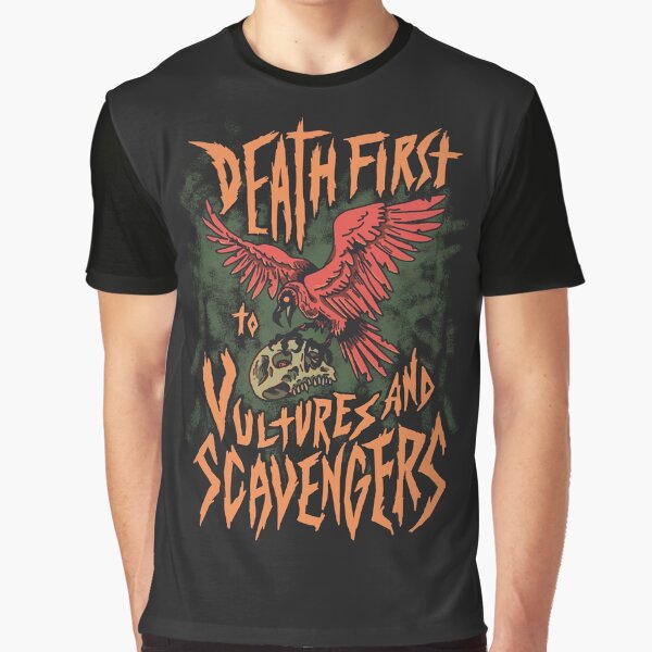 "Death First DARK illustration" Graphic T-Shirt for Sale by mgposani