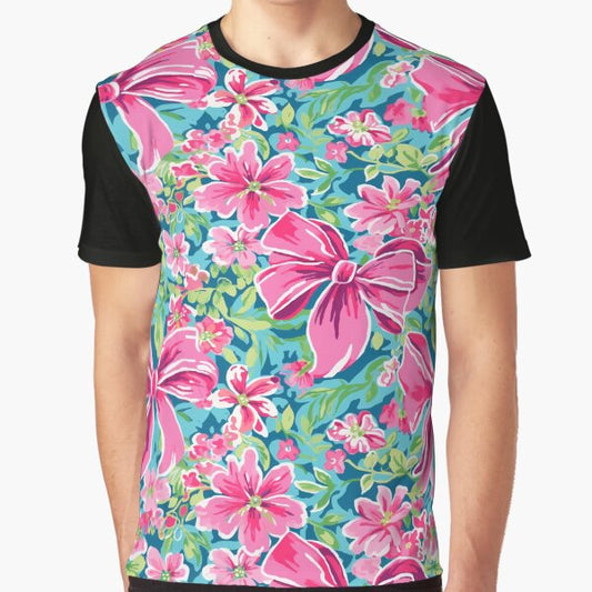 Coquette Pink Bows Aesthetic Graphic T-Shirt for Sale by MimsTees