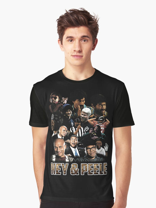Key & Peele - Bootleg Vintage Graphic T-shirt | Trendy Graphic Tee | Casual Unisex T-shirt