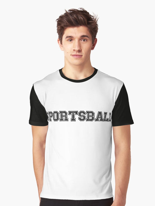 Sportsball Fan Graphic T-shirt | Trendy Graphic Tee | Casual Unisex T-shirt