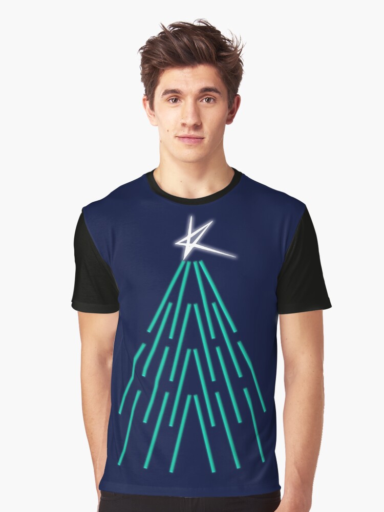 Kylie Christmas Albert Hall Tree Graphic TShirt T-Shirt | Cute Festive Style | Perfect For Daily Wear