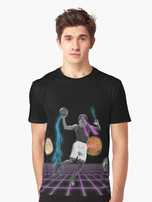 Basketball Retro Greek God Zeus Graphic T-shirt | Premium Basketball Jersey | Fan Edition Apparel