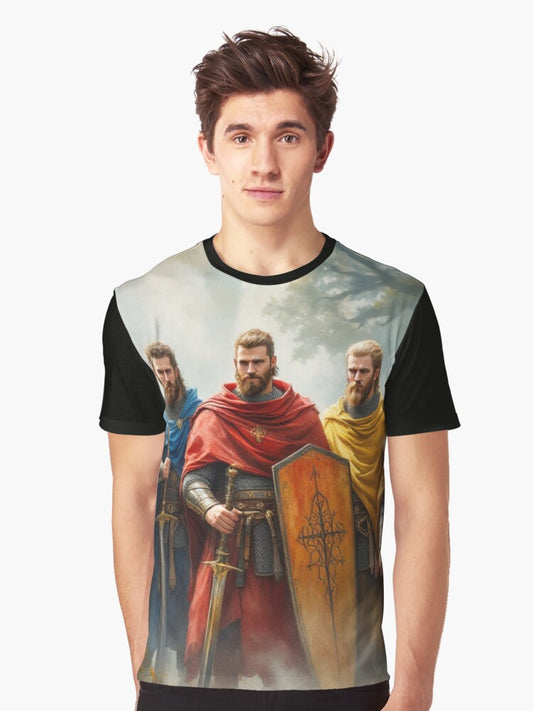 Celtic Warriors Graphic T-shirt | Premium Basketball Jersey | Fan Edition Apparel