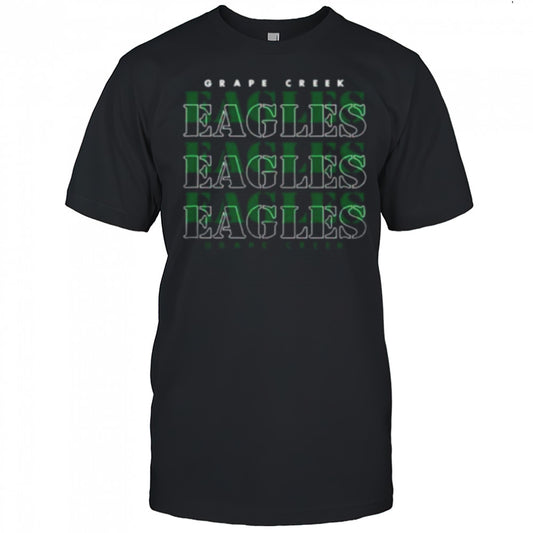 Grape Creek Eagles Repetition T Shirt