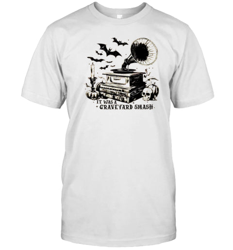 Graveyard Smash Spooky Season Halloween Party Graphic Tee T Shirt