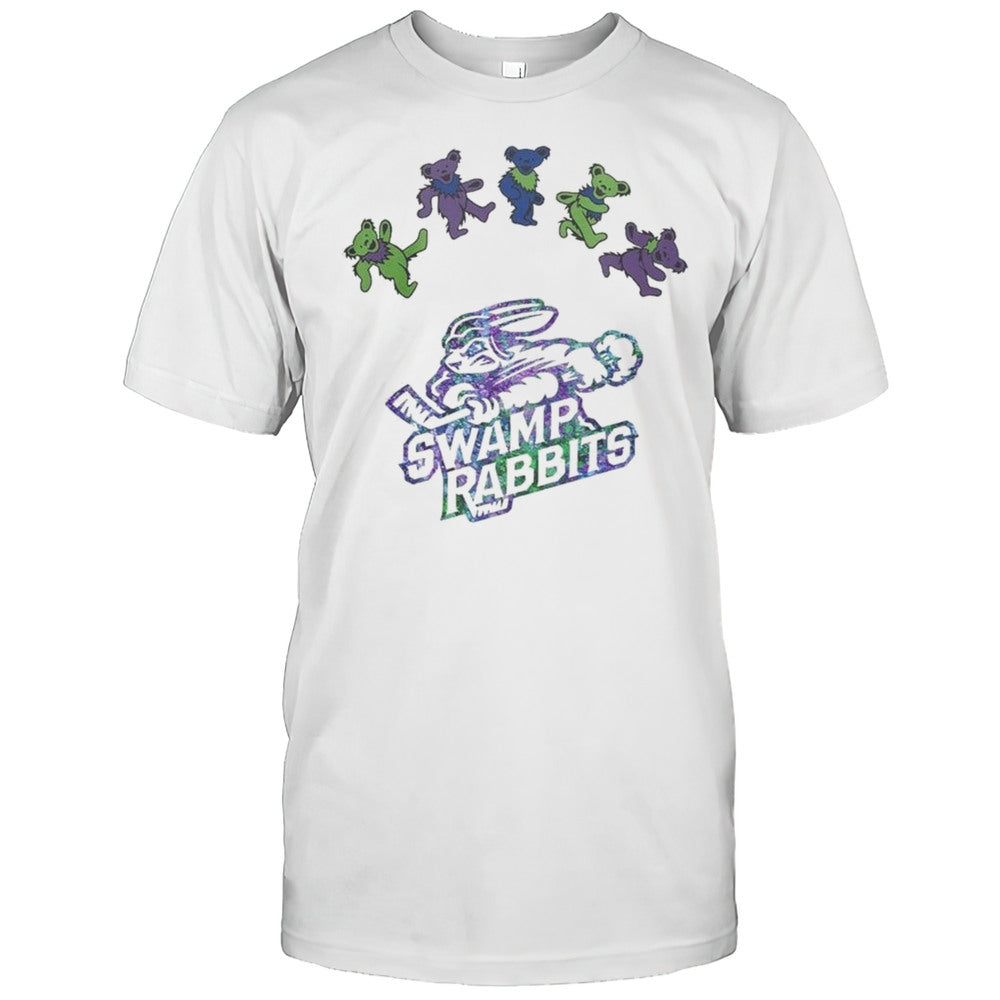 Greenville Swamp Rabbits X Grateful Dead Night 2025 Hockey Shirt