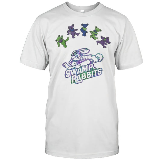 Greenville Swamp Rabbits X Grateful Dead Night 2025 Hockey Shirt