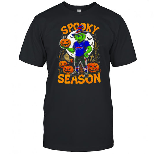 Grinch Buffalo Bills NFL Spooky Season Halloween shirt