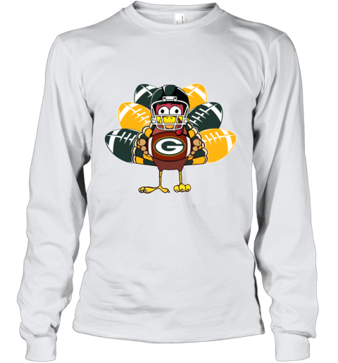The Green Bay Packers Thanksgiving Turkey Football Nfl Youth Long Sleeve