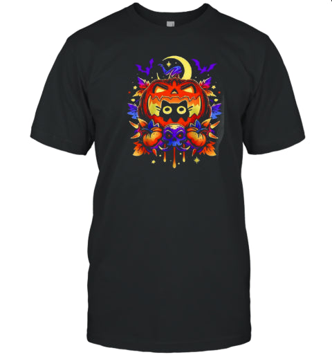 Halloween Cat Hideout T Shirt