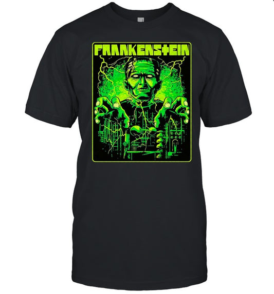 Halloween characters sublimated printing shirt