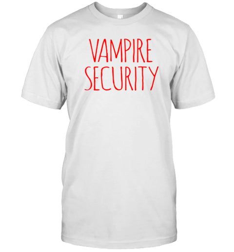 Halloween Costume Vampire Security Decorations T Shirt