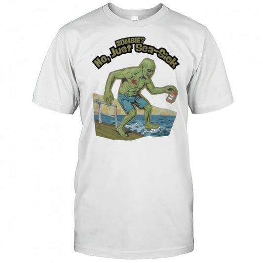 Halloween Cruise ship drinking zombie sea sick classic funny shirt