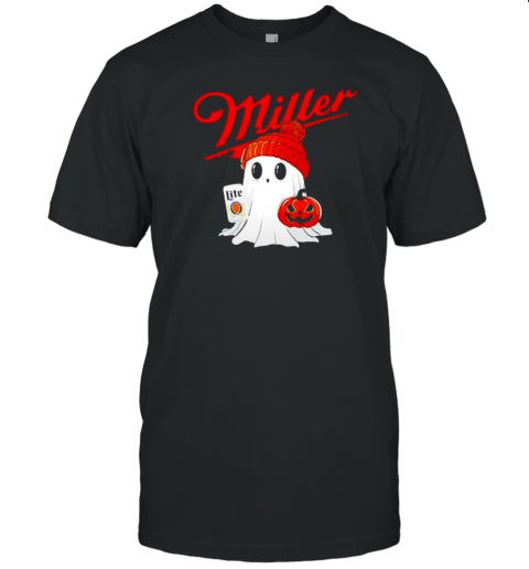 Halloween Ghost Miller Lite T Shirt