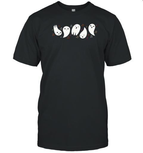 Halloween Ghosts Love To Sing Class T Shirt