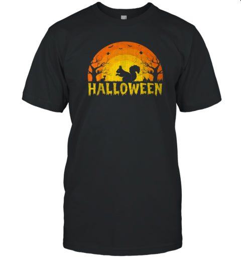 Halloween Holiday Party Family Matching Boys Girls Squirrel T Shirt