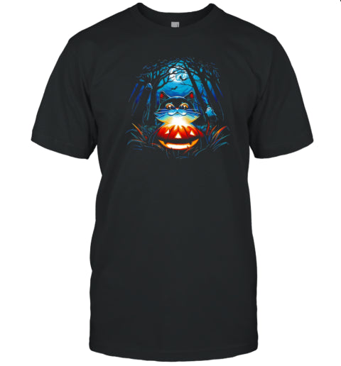 Halloween Mystery Cat T Shirt