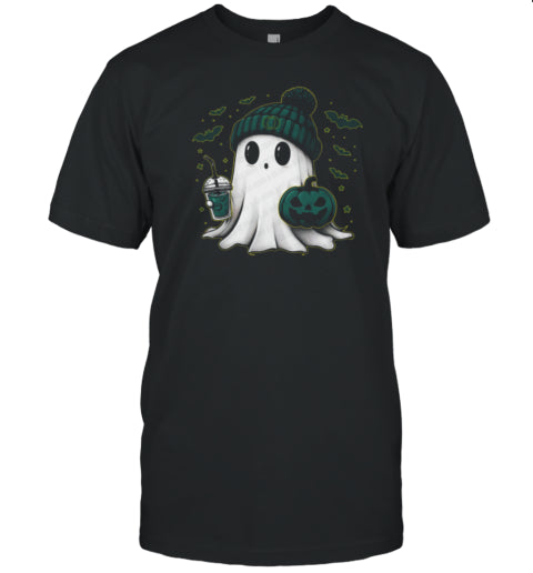 Halloween Oregon Ducks NCAA Football Fan Ghost With Pumpkin T Shirt