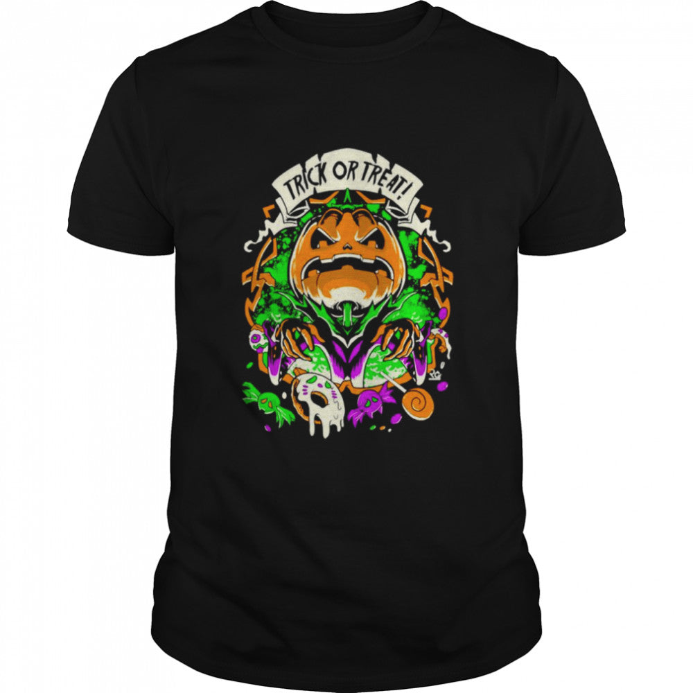 Halloween Pumpkin Trick Or Treat Shirt