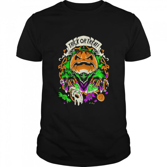 Halloween Pumpkin Trick Or Treat Shirt