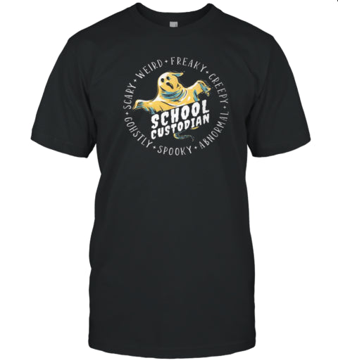 Halloween School Custodian Janitor T Shirt