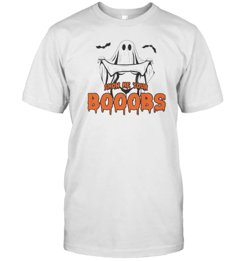 Halloween Show Me Your Boobs T Shirt