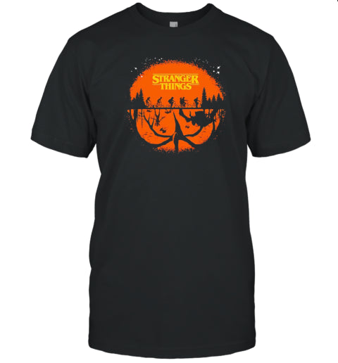 Halloween Silhouettes Stranger Things T Shirt