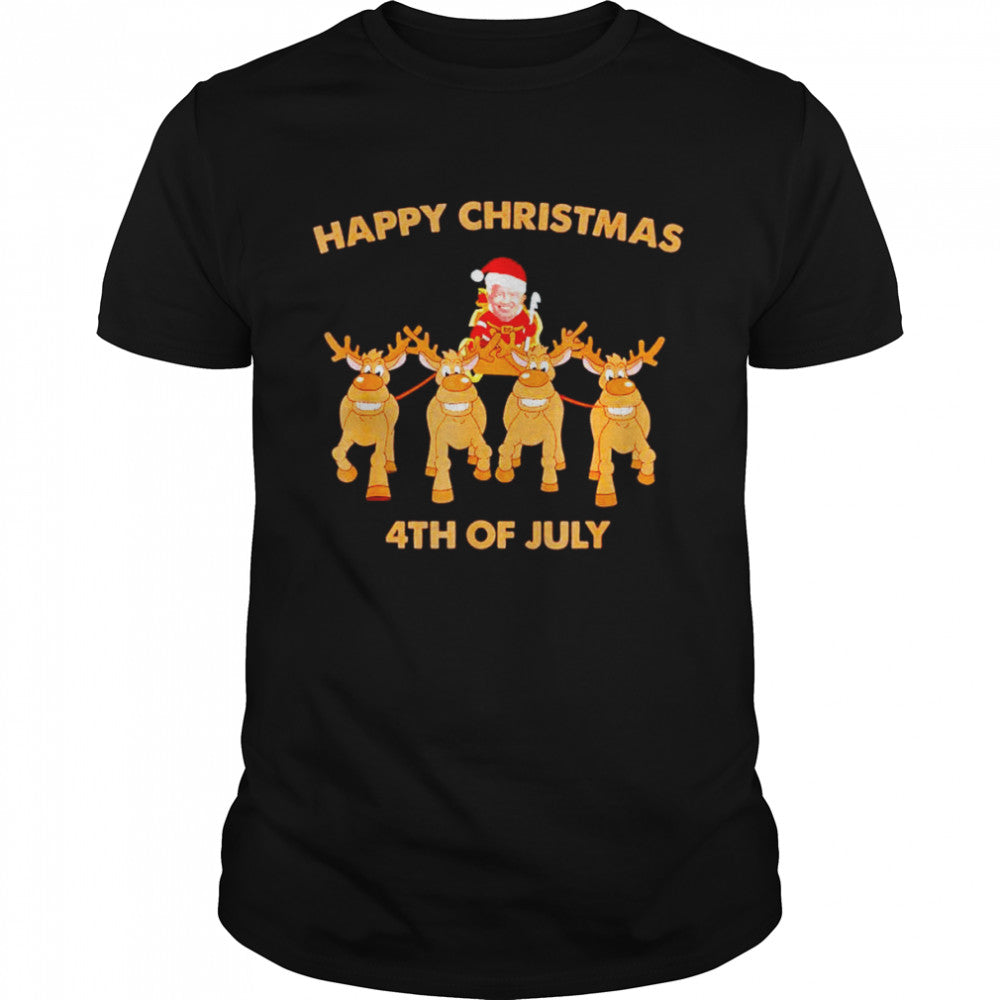happy Christmas 4th of July shirt