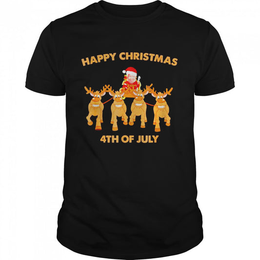 happy Christmas 4th of July shirt