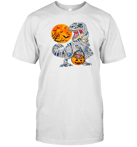 Happy Halloween Dinosaur Pumpkin Teacher T Shirt