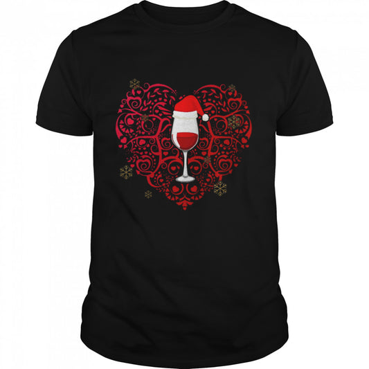 Heart Wine Christmas shirt