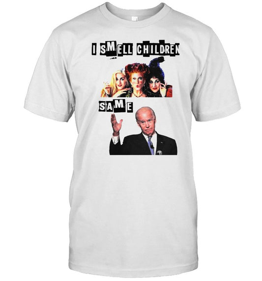 Hocus Pocus i smell children same Joe Biden shirt