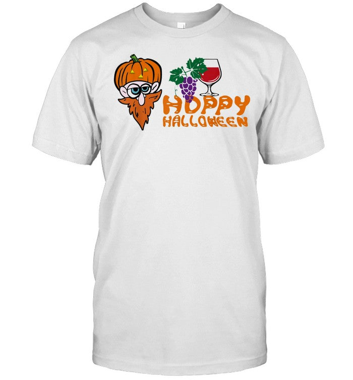 Hoppy Halloween Funny Halloween Wine Costume shirt